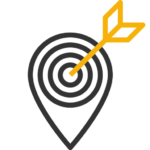 geotargeting - location specific targeting icon