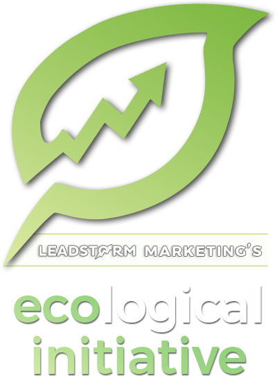 LeadStorm Marketing's Ecological Initiative logo
